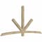 Ekena Millwork Alberta Rough Sawn Timber Gable Bracket, Douglas Fir, 108"W x 54"H x 4"D x 4"F, 12/12 Pitch GBW108X54X0404ALB00RDF - alternate 2